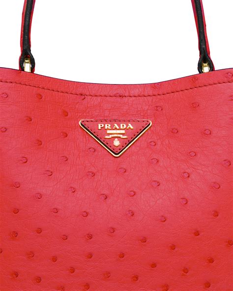 prada ostrich bag animal print|Prada galleria leather bag.